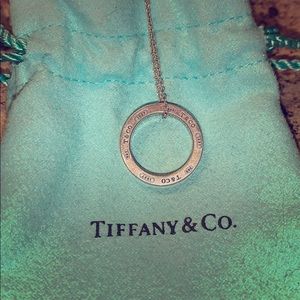 Tiffany & Co. Silver Circle Necklace